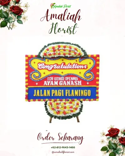 Bunga Papan Congratulation di Bulaksari